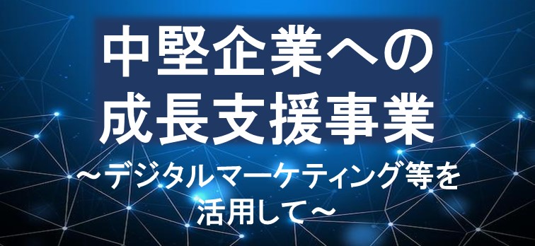 中堅企業への成長支援事業~デジタルマーケティング等を活用して~